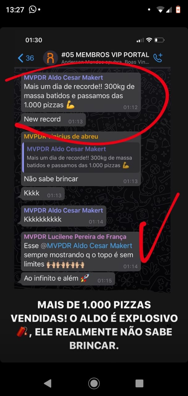 Depoimento Aldo - Mais de 1.000 pizzas vendidas
